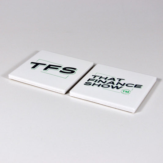 That Finance Show Ceramic Coasters (One Pair)