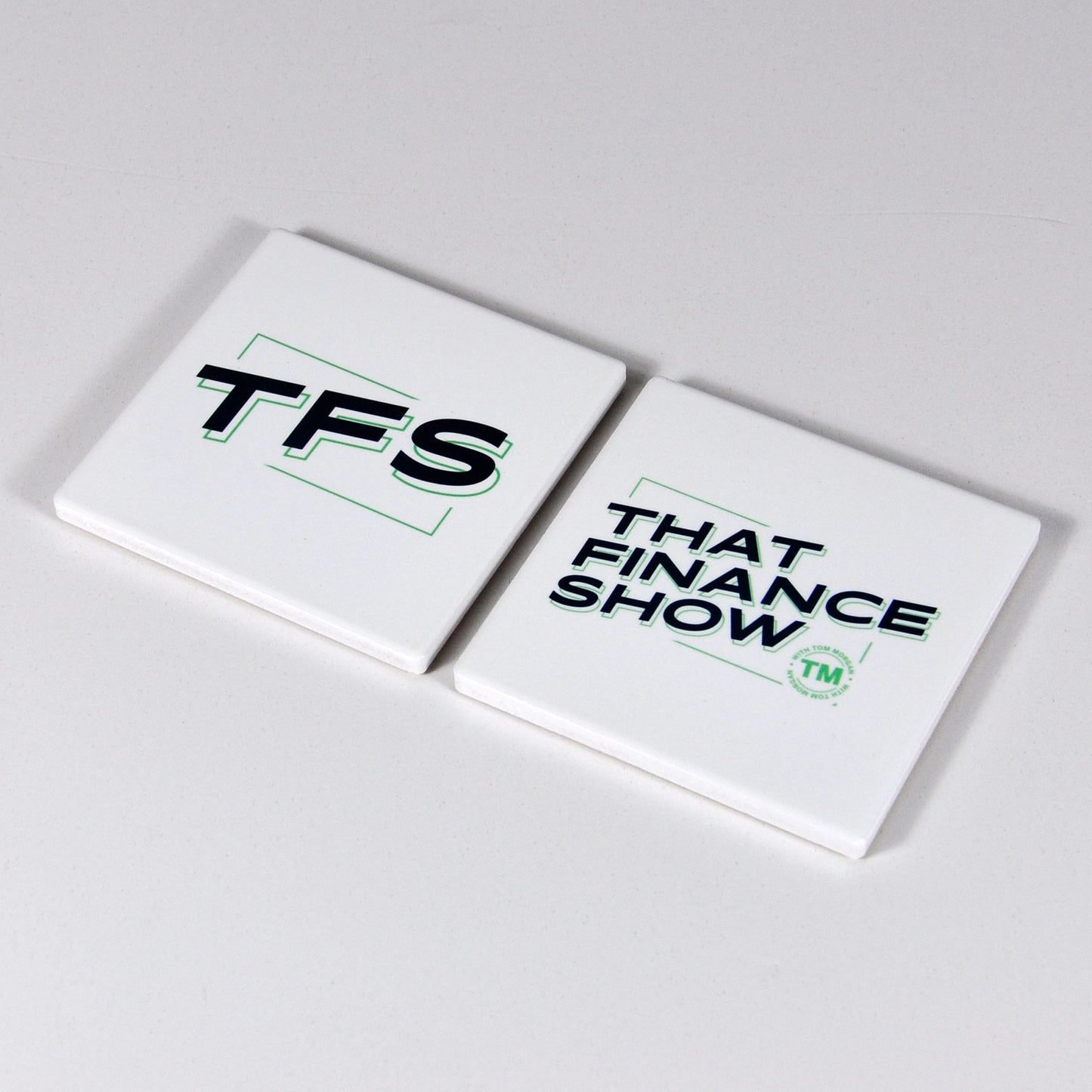 That Finance Show Ceramic Coasters (One Pair)